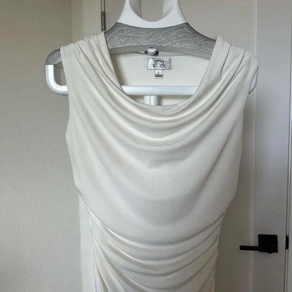Y2K Vintage Sweet Storm White Mini Dress - Picture 1 of 4